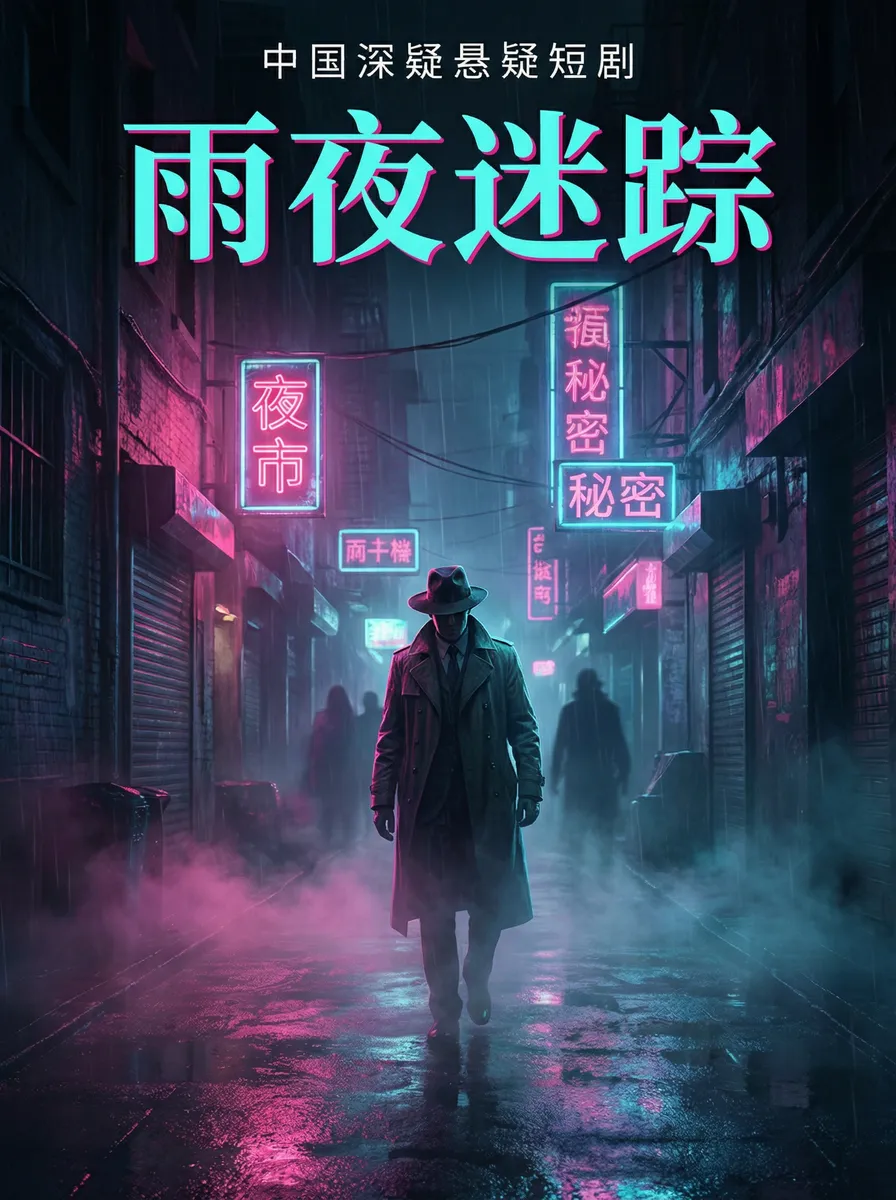 肉番 悬疑追踪短剧 - 雨夜迷踪海报